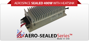 Aerospace Sealed IP65 Power Supply, Aerospace IP65 Power Supplies, Avionic Sealed IP65 DC DC Power Supply, Aircraft Sealed IP65 AC DC Power Supply, Aerospace IP65 400W Power Supplies