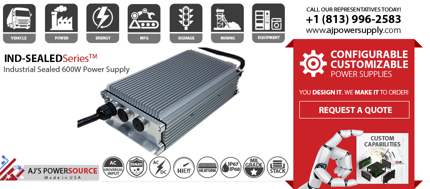 Industrial Sealed IP67 IP65 Power Supply, Industrial Weatherproof Power Supply, Industrial IP67 IP65 Power Supply, Industrial Custom Weatherproof Power Supply