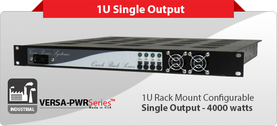 Industrial 1U Rack Mount Power Supply