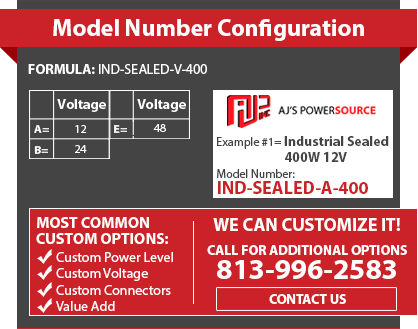 Industrial Sealed IP67 AC DC Power Supply, Industrial IP67 Power Supplies, Custom Industrial Sealed Power Supply, Industrial Sealed IP67 Power Supply