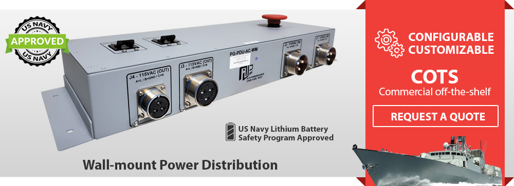 Wall-mount Power Distribution Unit | Navy Wall-mount PDU, MIL-STD-461, Wall-mount Power, Navy Power Distribution Unit, Navy Zonal Wall-mount Power