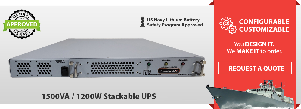 Ruggedized UPS - Rugged UPS - 1500 va BackPlane UPS | Ruggedized Uninterruptible Power Supply - Rugged Uninterruptible Power Supply