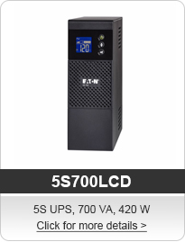Eaton Commercial 5S Desktop Battery Backup Power UPS, Eaton Industrial 5S Desktop Battery Backup Power UPS