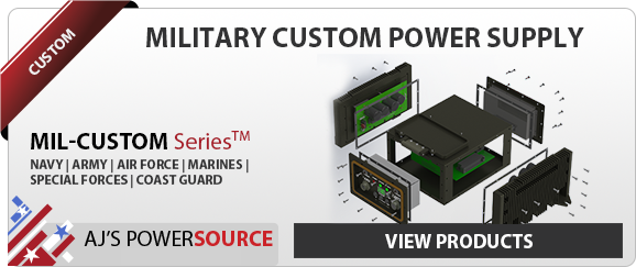 Military Power Supply | Rugged Military Power Supply, Ruggedized Military Power Supply, Military COTS MOTS Power Supply, Military AC DC Power Supply